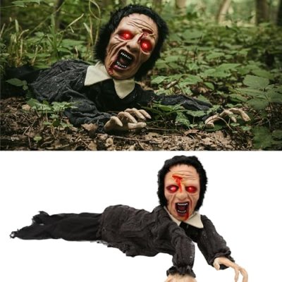 I LOVE FANCY DRESS Animatronic Crawling Zombie…