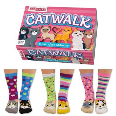 United Oddsocks Catwalk Cat Socks