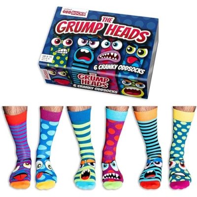 United Oddsocks Grump Heads Socks