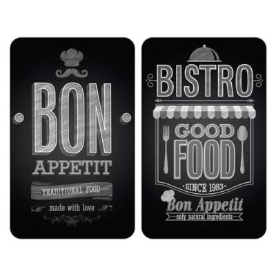 WENKO Universal Cover Plates Bon Appetit
