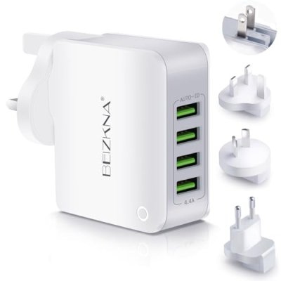 Universal Travel Adapter with 4 USB Ports