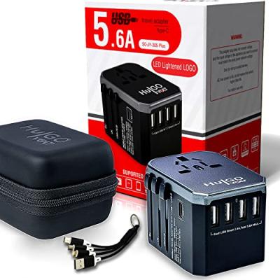 Universal Travel Adapter with USB Charger