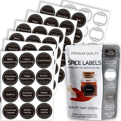 Innoveem Spice Jar Labels