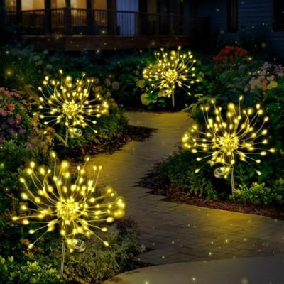 Anordsem Solar Garden Lights: Fairy Lights - Solar Fireworks 120 LED