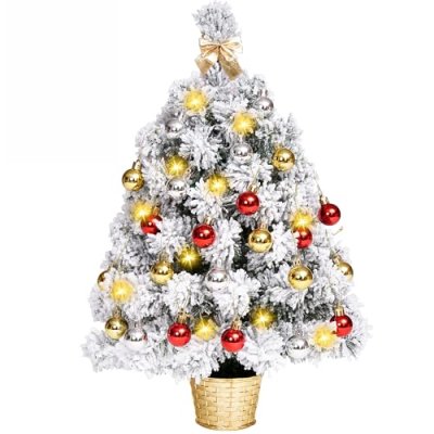 Snow Flocked Mini Christmas Tree