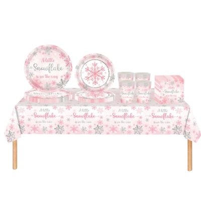 Snowflake Party Tableware