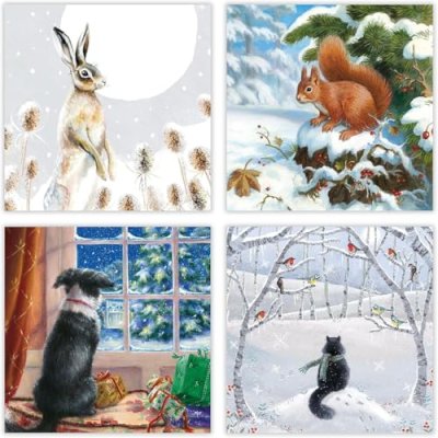 Snowy Paws Christmas Cards