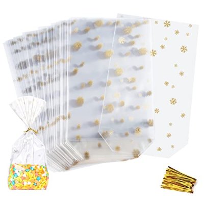 Anstore Christmas Cellophane Bags