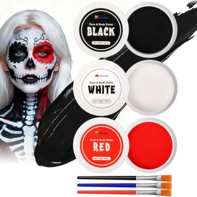 nsxsu Halloween Face Paint Kit