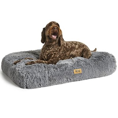 Snug Super Fluffy Large Dog Bed - Super Soft,…