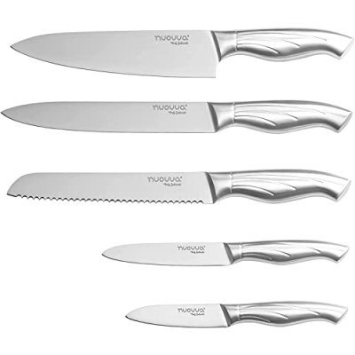 nuovva Sharp Kitchen Knife Set - Professional…