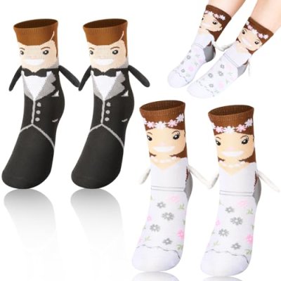 Invalidism Magnetic Wedding Socks - 2 Pairs…