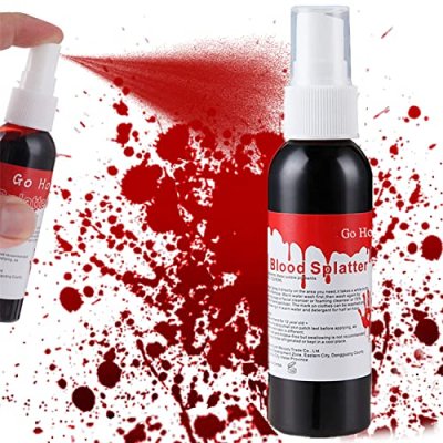 Go Ho Blood Splatter Fake Blood Washable(2.1 oz)…