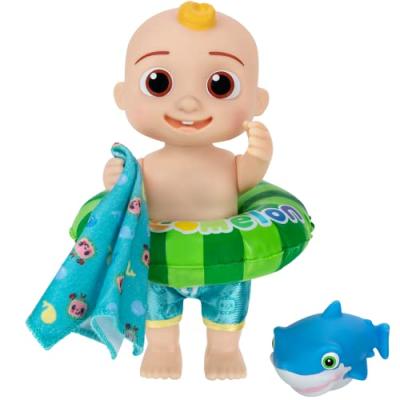 CoComelon JJ Doll with Shark Bath Squirter