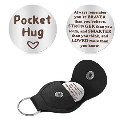 Cobee Pocket Hug Token, Inspirational Coin Keychain