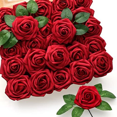 Mocoosy Artificial Red Roses