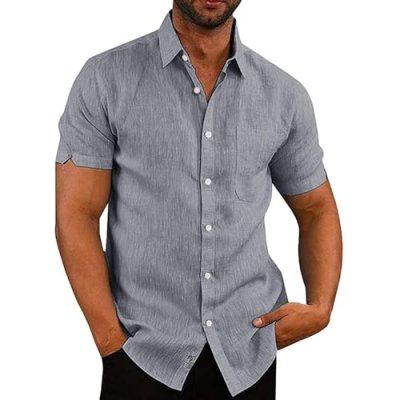 Rodawu Men's Linen Shirt