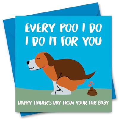 Dog Dad Father's Day Card