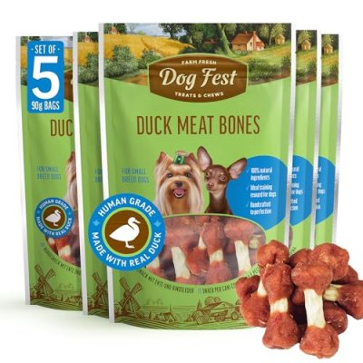 Dog Fest Duck Meat Bones