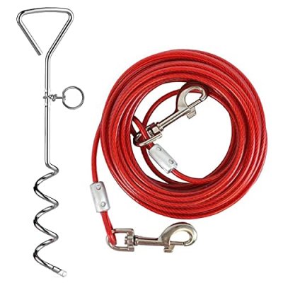 Dog Tie Out Stake and Cable