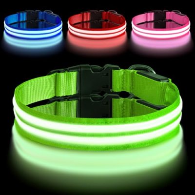 AUAUY LED Dog Collar