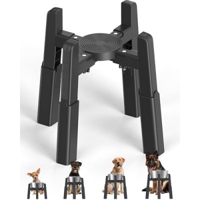 JUNSPOW Dog Bowl Stand
