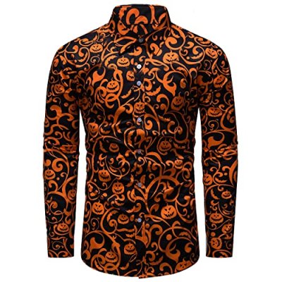 Fohemr Men's Halloween Shirt