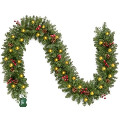 Joiedomi 2.7M/ 9FT Christmas Garland Artificial…