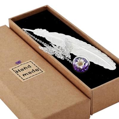 Toirxarn Silver Feather Bookmark