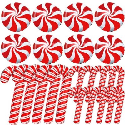 Joishop Candy Cane Balloons