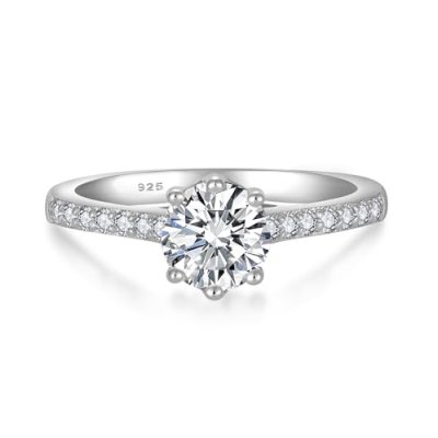 YL Moissanite Rings 925 Sterling Silver…
