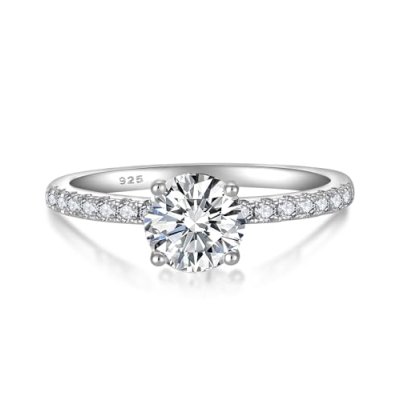 YL Moissanite Engagement Rings 925 Sterling…