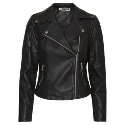 Noisy May Faux Leather Coat