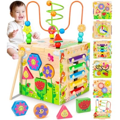 Jojoin Activity Cube Wooden Toy