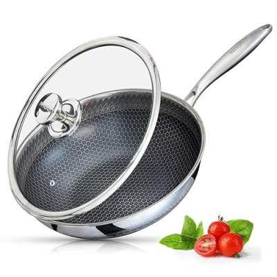 INTIGNIS Wok with Oven-Safe Lid - Anti Scratch…