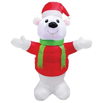 Polar Bear Self-Inflatable Decoration