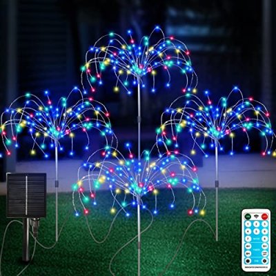 FANSIR Solar Fireworks Garden Lights