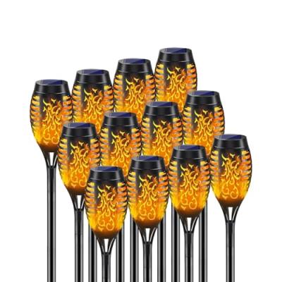 KALAHOL Solar Torch Lights for Outdoor Garden