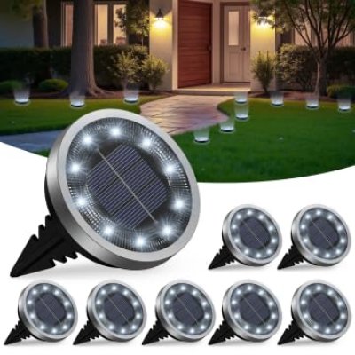 Solar Ground Lights for Garden Pathway