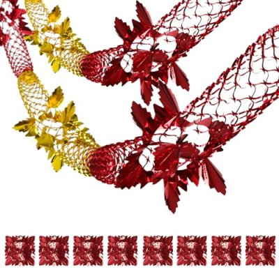 Gold and Red Ceiling Decorations