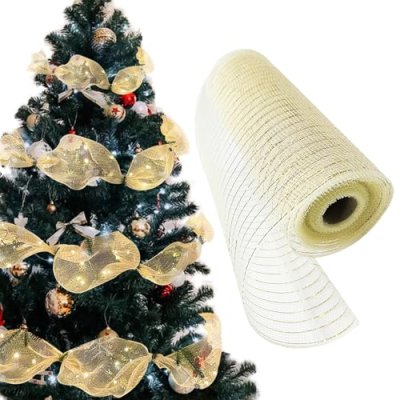 SHCHME Gold Mesh Ribbon