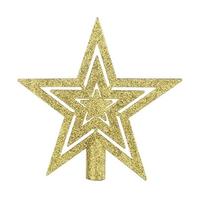 VEYLIN Gold Star Tree Topper