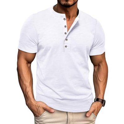 Volemo Men's Henley Shirt