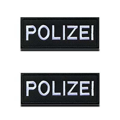 Police Velcro Patch Set