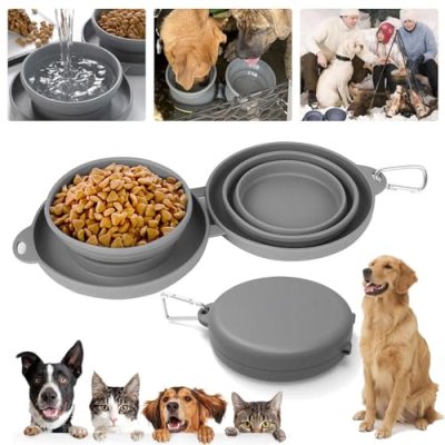 ZUOFENG Collapsible Pet Bowl