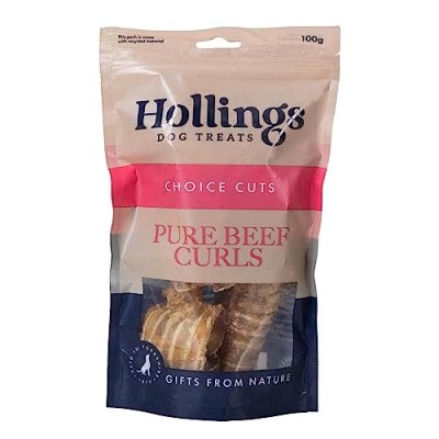 Hollings Beef Curls Dog Treats