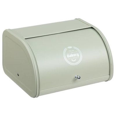 HollyHOME Bread Bin with Stainless Steel Body…