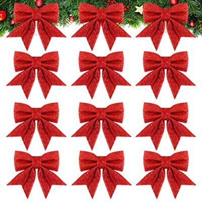 Colofalla Red Christmas Bows