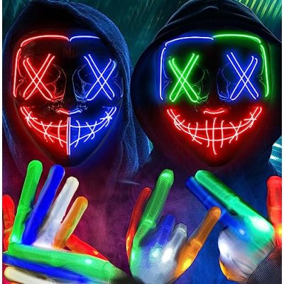 Colplay LED Mask & Gloves