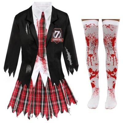 Zombie Schoolgirl Costume